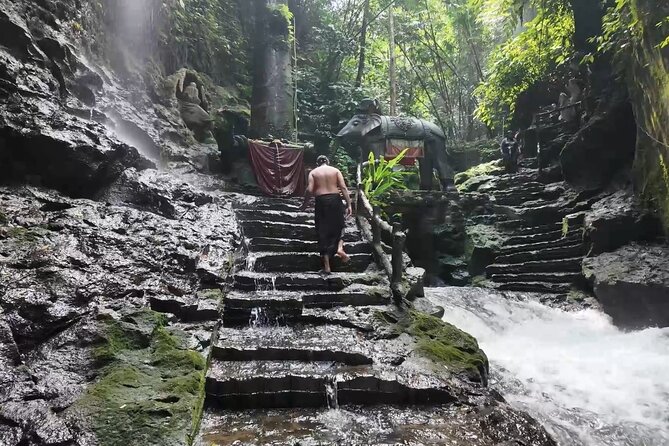 Atman Bali Journey water blessing - Taman Pecampuhan Sala Temple and its two waterfalls