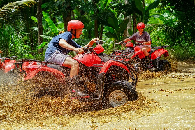 ATV Quad Bike Bali with Waterfall Gorilla Cave and Lunch - Lunch beside the rice terraces
