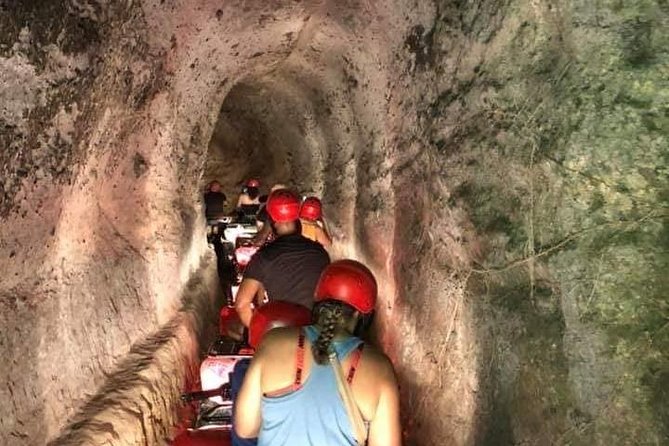 ATV Quad Bike Through Tunnel and Waterfall in Bali - A Bali ATV ride with more than mud