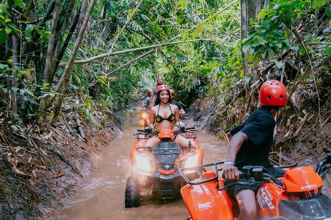 Bali ATV Bike Cave and waterfall with hotel Pick Up And Lunch - Starting among Ubud’s terraced rice fields