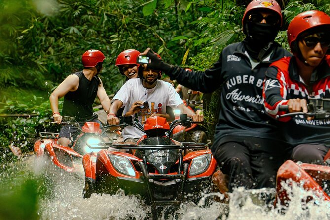 BALI ATV Kuber Through Historic Tunnel and Scenic Waterfalls - Jungle tracks, rough ground, and waterfalls