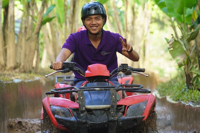 Bali ATV Quad Bike with Monkey Forest and Tegenungan Waterfall - Tegenungan Waterfall: impressive, popular, and busy