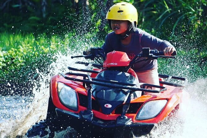 Bali ATV Ride And Ubud River Rafting With All Inclusive - Lunch with rice-field views
