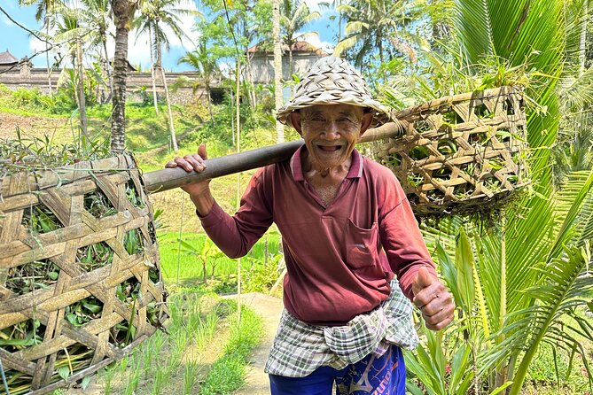 Bali Bike Tour Ubud Area - A family compound and the meaning behind offerings