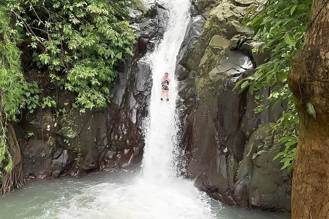 Bali Blue Lagoon Snorkeling with Waterfalls Tour - all included - Tibumana Waterfall for a scenic first stop