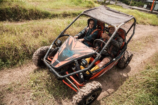 Bali Buggy UTV Adventure with Ubud River Rafting and Lunch - Mud, Water, Rice Fields, and Small Waterfalls