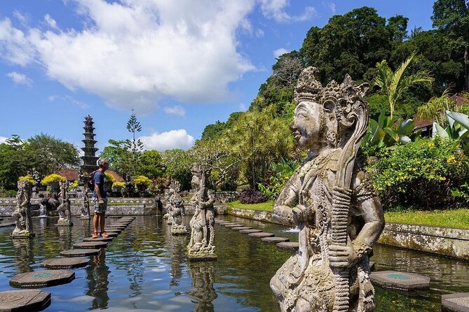 Bali Gate of Heaven Temple, Waterfall, Water Palace & Swing - Tirta Gangga’s royal pools and stone paths