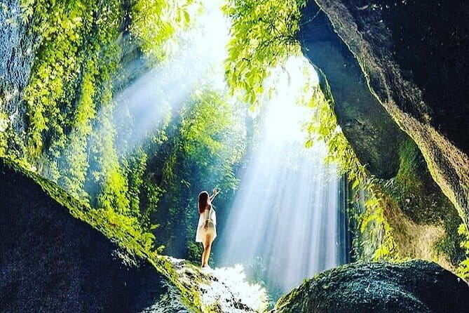 BALI INSTAGRAM TOURS; Heaven Gate, Tirta Gangga, Tukad Cepung waterfall - Tukad Cepung and the walk into the canyon