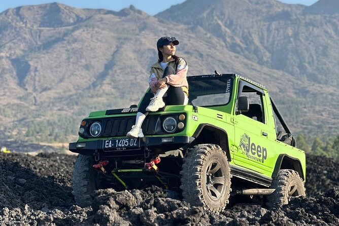 Bali Mount Batur Jeep Sunrise and Black Lava Jeep Tour - Hot spring beside the lake