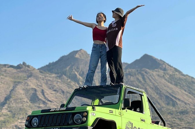 Bali Mount Batur Jeep Sunrise and Black Lava Jeep Tour - Coffee, rice fields, and Ubud add-ons