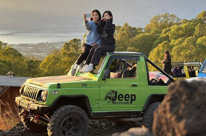 Bali Mount Batur Jeep Sunrise and Black Lava Jeep Tour - Guides, driving, and the private setup