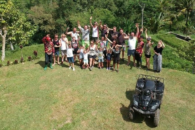 Bali Quad bike ATV passing through Waterfall, Cave & Rice fields - Practice first, then take control of the ATV