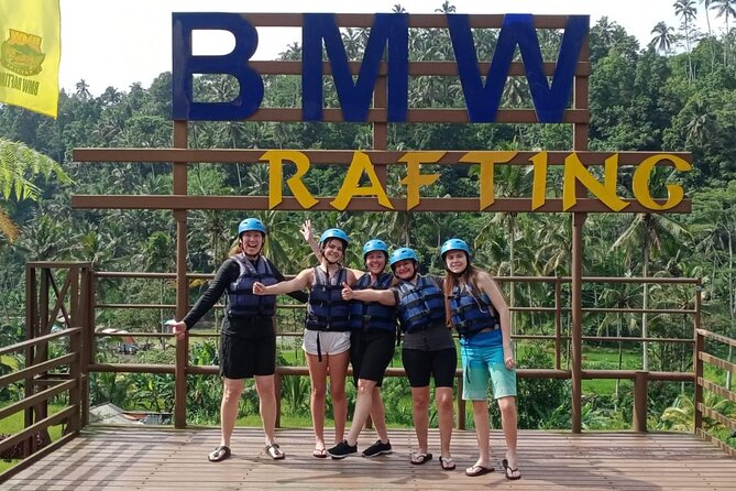 Bali Rafting Adventure + East Bali Tour - Shower, towel, and buffet lunch after rafting