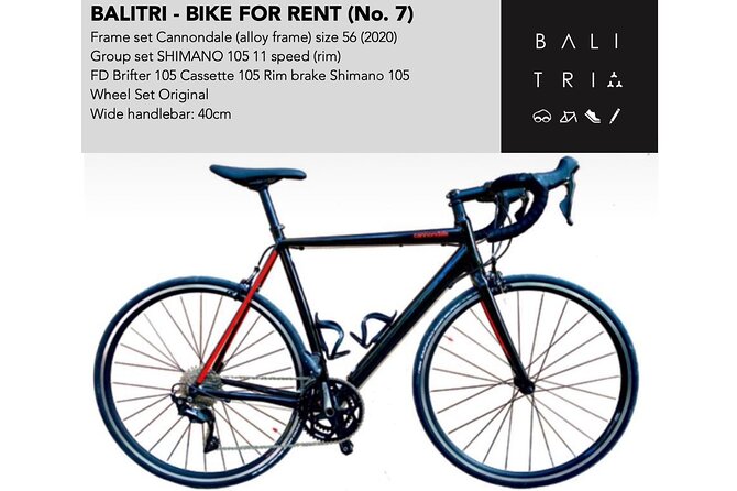 Bali road bike hire / rent - Why this rental suits serious cyclists in Bali