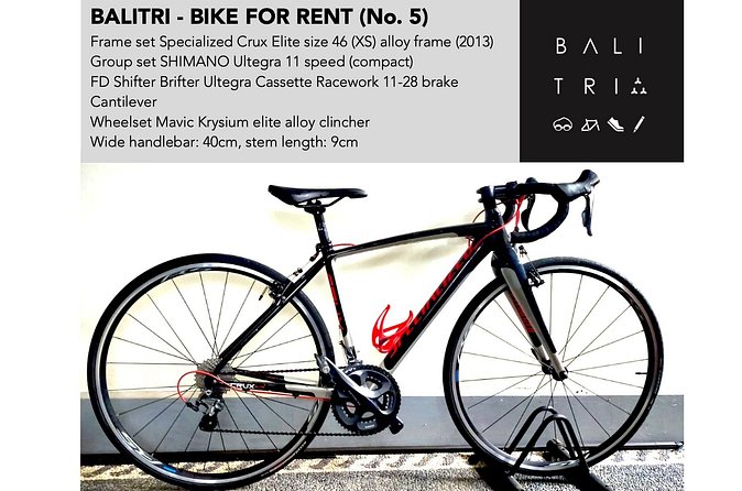 Bali road bike hire / rent - What I like, and what I would clarify