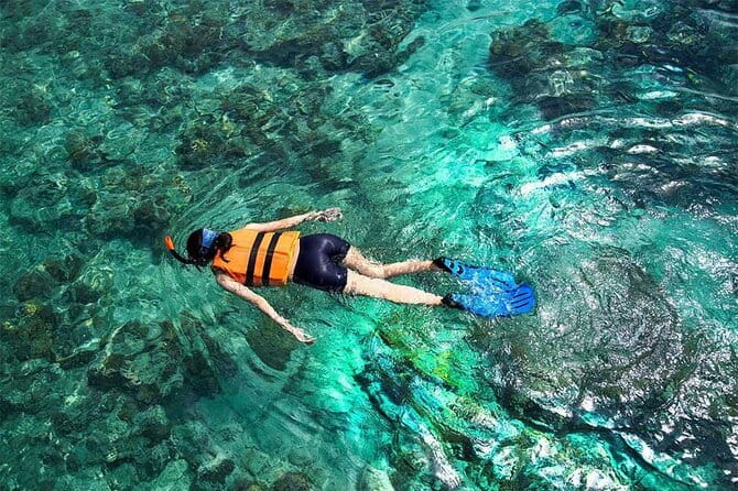 Bali Snorkeling 2 Spots & ATV Quad Bike with Lunch & Transfer - Blue Lagoon starts the day in calm water
