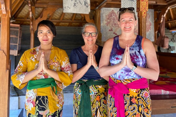 Bali Traditional Village Experience - Receiving the Balinese Hindu Blessing