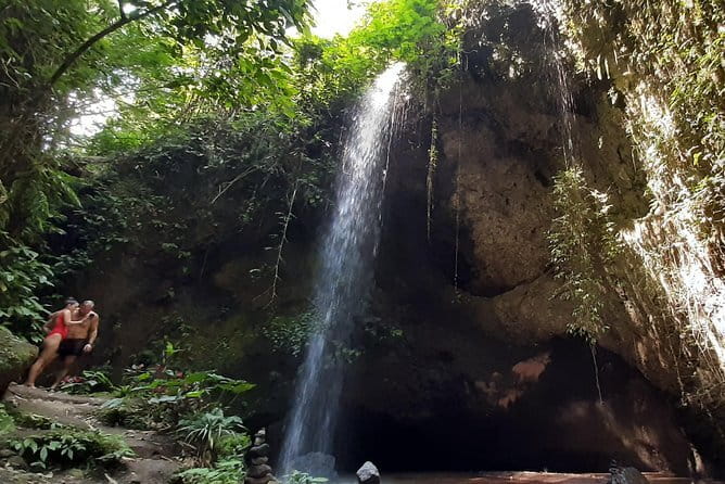 Bali Waterfall in One Day Tours, Hidden Waterfall - All Inclusive - Goa Raja and its natural spring pool