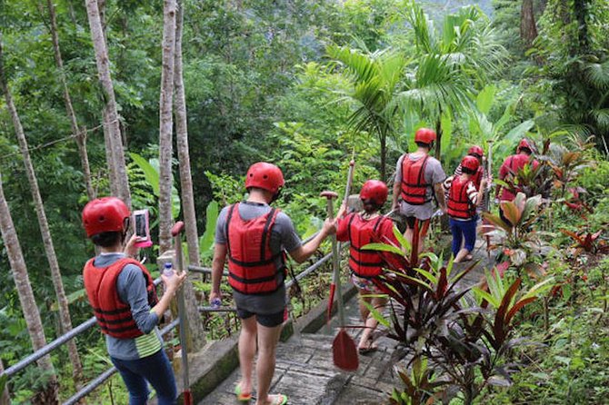 Bali White Water Rafting with No Steep Access - The walk to the river is the real test