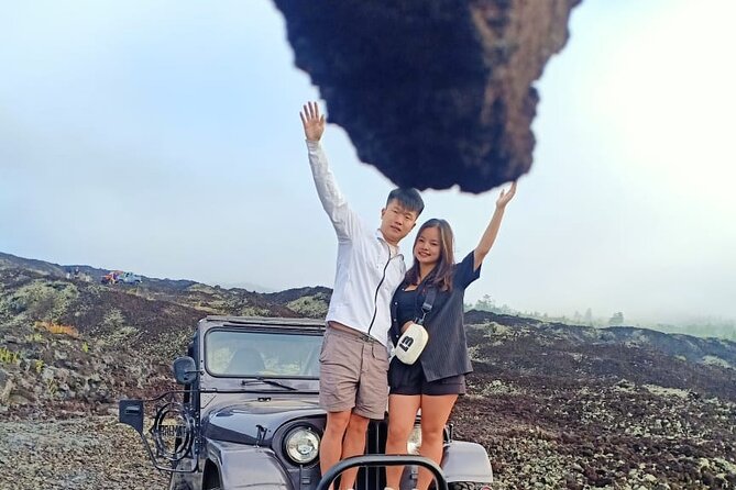 Batur Volcano Day Jeep And Hot Spring All Inclusive Private Tour - Across the 1964 lava flow by 4WD