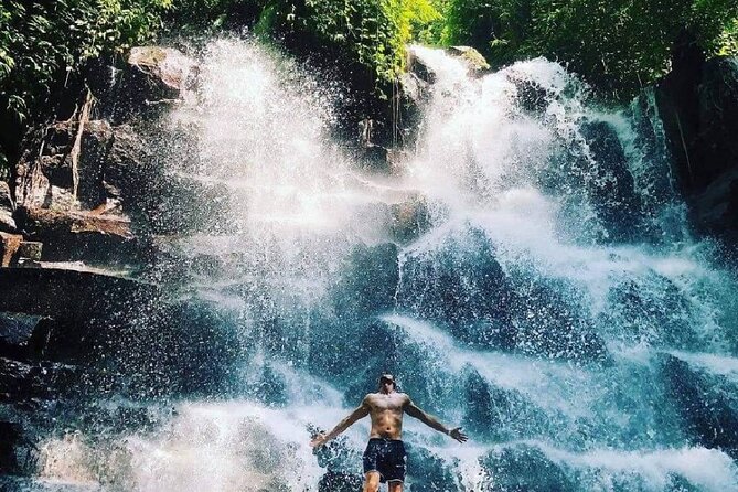 Best of Ubud Waterfalls, Tegalalang Rice Terrace and Swing Tour - Three waterfalls give the day its shape