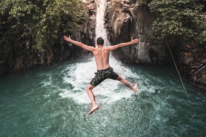 Cliff Jumping and Sliding at Aling Aling Waterfall - Swimming at Blue Lagoon in Sambangan Secret Garden