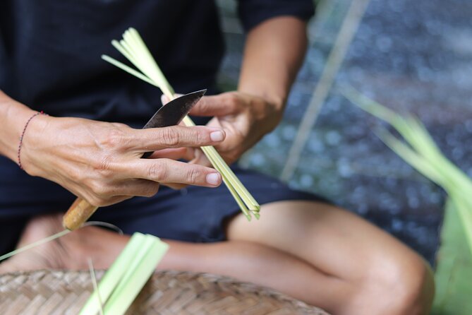 Day with a Balinese Family in a Village - Making coconut oil from a local staple