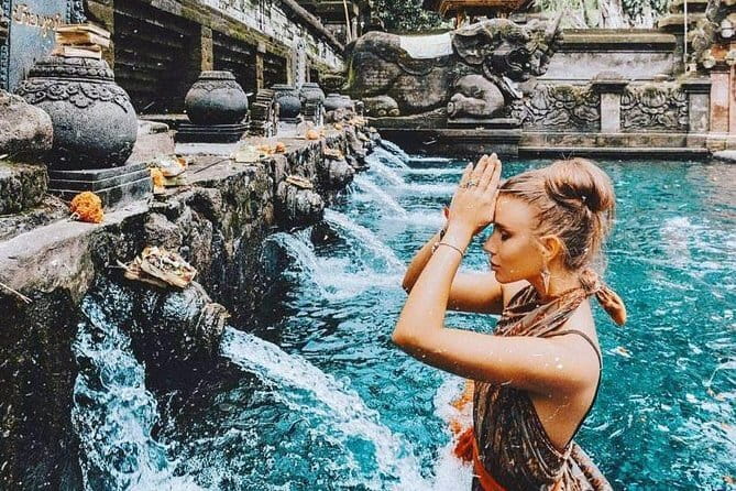 Eastern Bali and Besakih Temple Tour - Tukad Cepung Waterfall inside the rock
