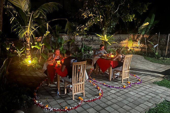 Evening Cooking Class with Romantic Dinner in Ubud - Pickup, group size, and timing