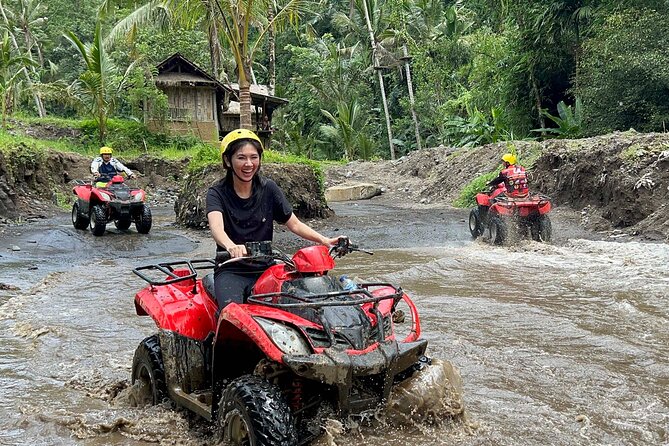 Full day Bali Adventure with Quad Bike and River Tubing - Choosing between solo and tandem ATV riding
