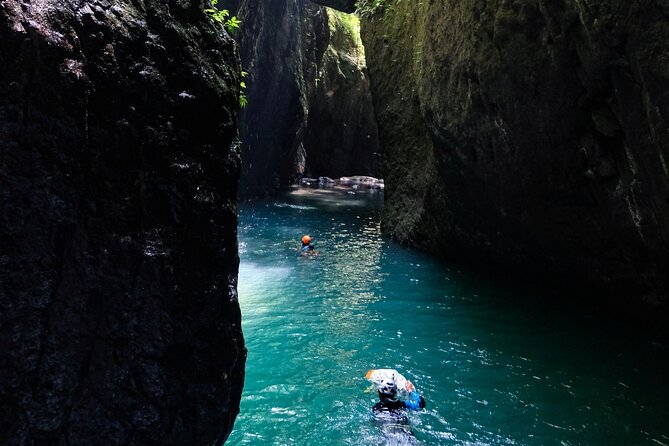 Intermediate canyoning trip in Bali "Aling Canyon" - Getting fitted with canyoning gear