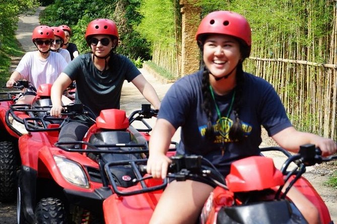 Jungle ATV Quad Bike Through Gorilla Face Cave - A short break for drinks or ice cream