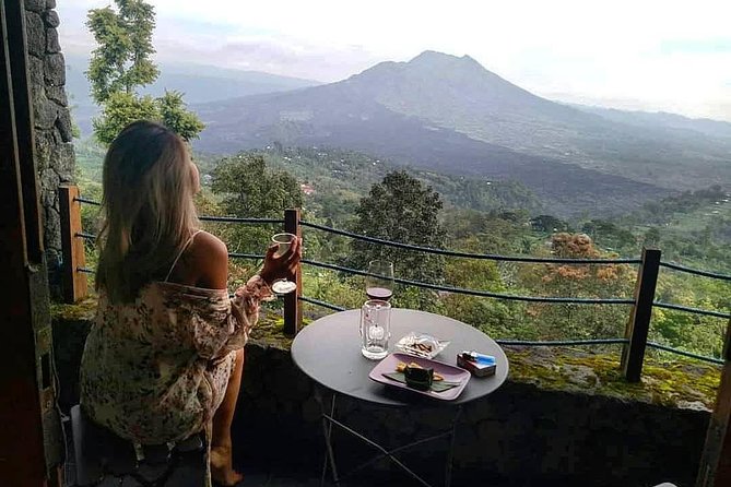 Jungle Swing - Volcano - Water Temple - Monkey Forest and Waterfall Tour - Kintamani Highland: Mount Batur and the lake below