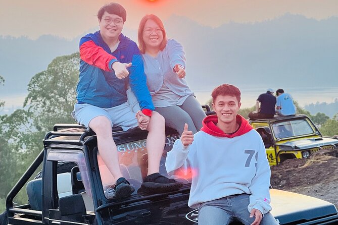 Kintamani Black Lava Sunrise Jeep Adventure with Temple in Bali - The early start and physical demands