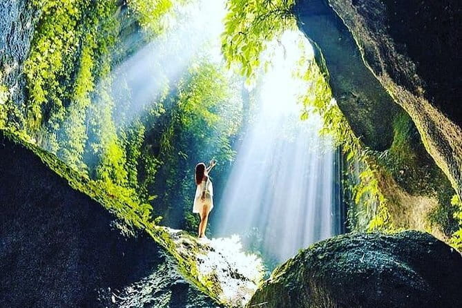 Lempuyang Gate of Heaven and Tukad Cepung Waterfall - Tukad Cepung Waterfall and the walk below ground