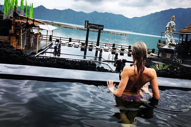 Monkey Forest, Holy Water Temple & Hot Springs Tours - Batur Natural Hot Spring: a slower finish