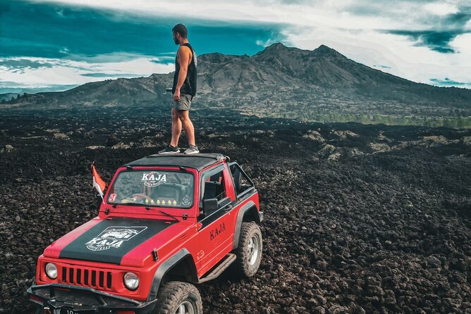 Mount Batur 4WD Jeep, Breakfast and Hot Spring All Inclusive - The Jeep ride and Mount Batur’s black lava fields