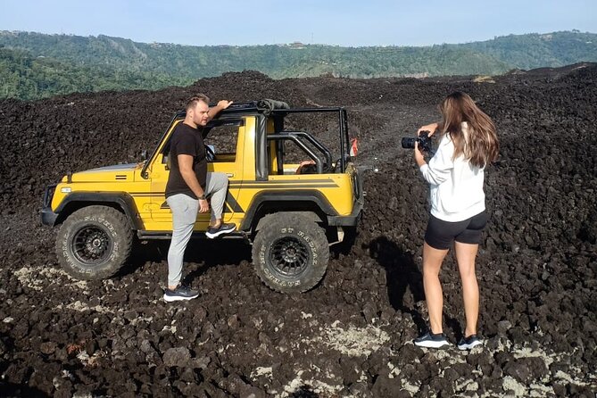 Mount Batur Black Lava Jeep Tour with Pickup - The 4WD ride across the lava fields