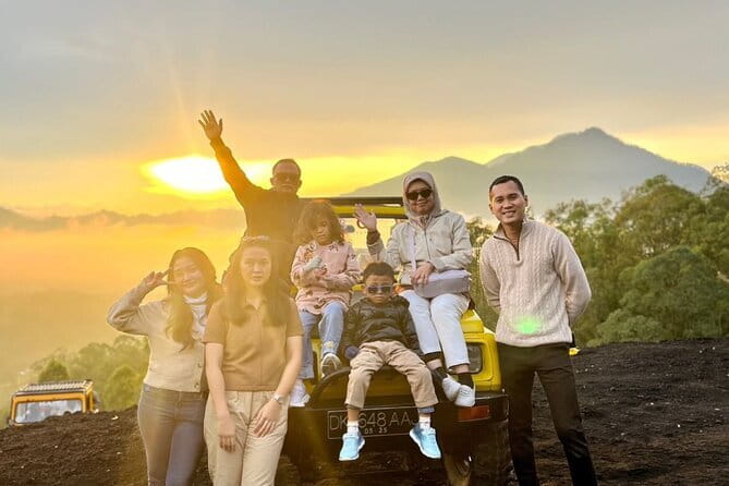 Mount Batur Jeep Sunrise and Black Lava Tour - Sunrise from the Mount Batur viewpoint