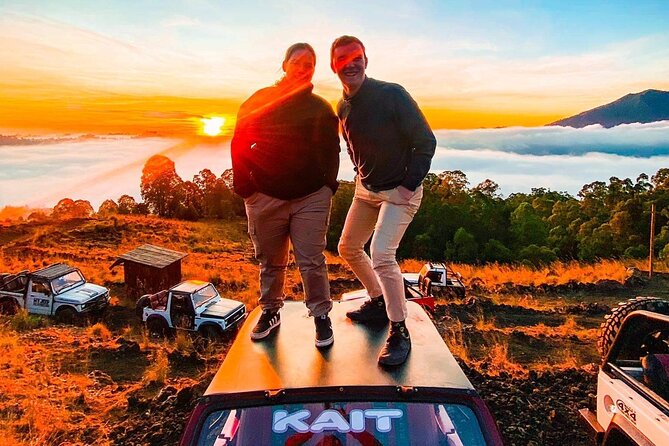 Mount Batur Jeep Sunrise with 4WD Adventures Tour - Black lava from the 1963 eruption