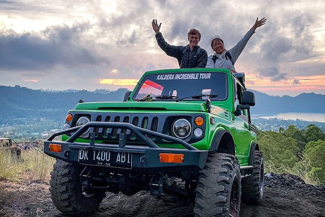 Mount Batur Sunrise Jeep Expedition - Riding through the black lava fields