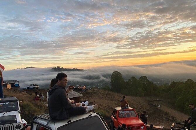 Mount Batur Sunrise Jeep Private Tour With Breakfast - Black lava and black sand at 7am
