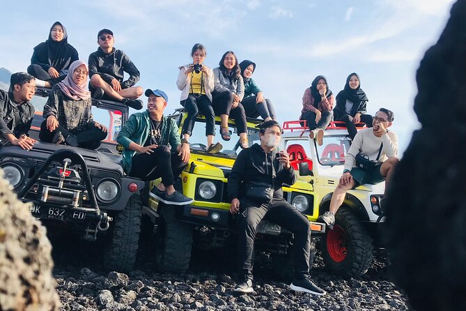 Mount Batur Sunrise Jeep Tour - Black lava and the volcanic route