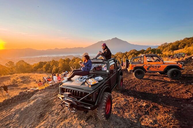 Mount Batur Sunrise Jeep Tour with Natural Hot Spring - Black Lava From the 1963 Eruption