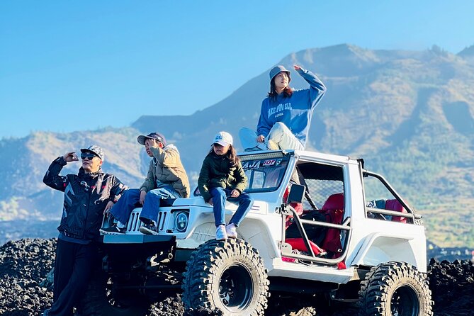 Mount Batur Sunrise Jeep Tour with Optional Activities - Crossing the Black Lava fields