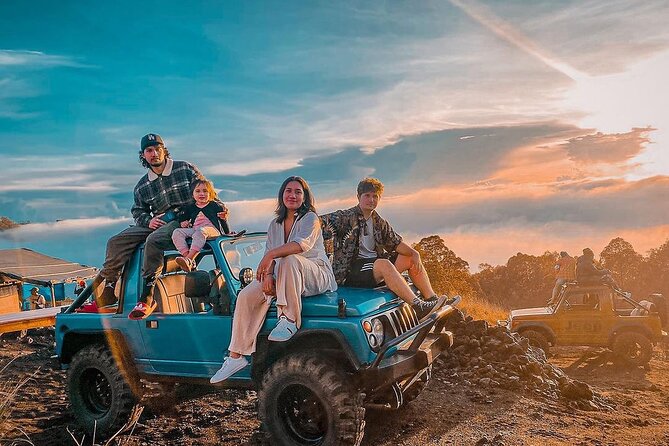Mount Batur Sunrise Jeep With Black Lava - Sunrise with Mount Agung and Lake Batur