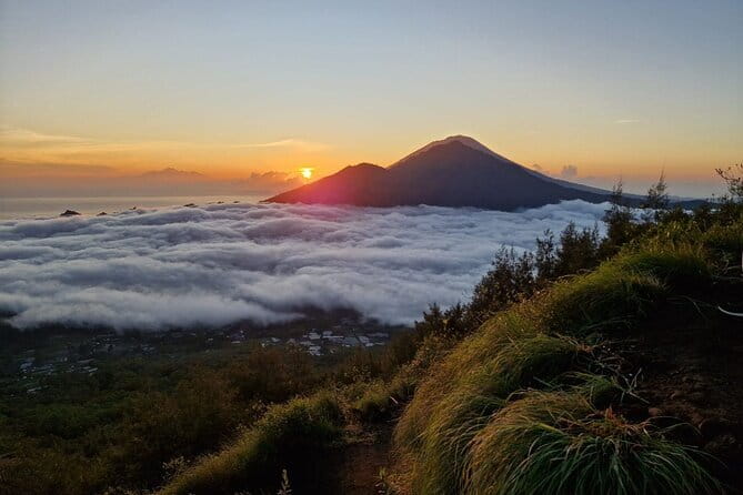 Mount Batur Sunrise Trekking with Optional Hot Spring - The Mount Batur crater rim at sunrise