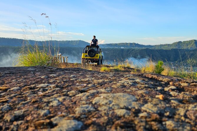 Mount Batur Sunset Jeep Tour - Reaching the black lava of Mount Batur