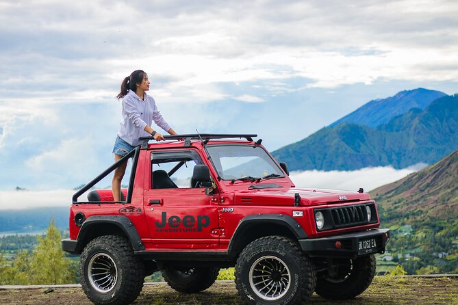 Mt Batur Sunrise 4WD Jeep Tours - Reaching the sunrise lookout by 4WD jeep