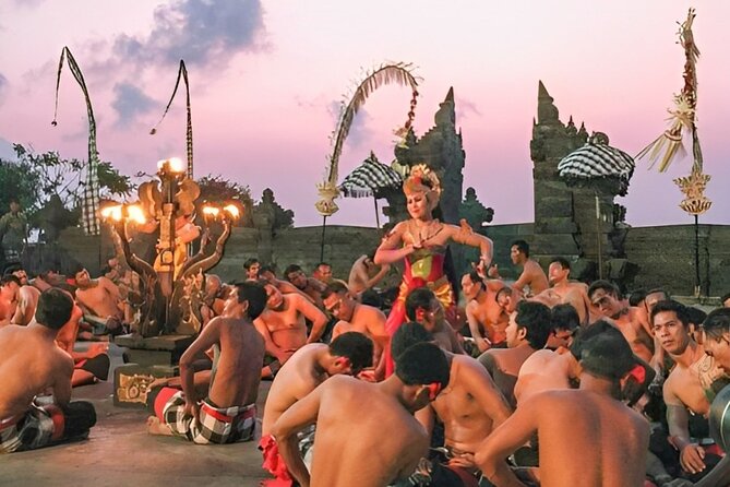 Private Bali Romantic Couple Tour with Parasailing Adventure - Uluwatu Temple on the cliff